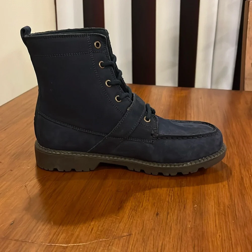Polo Ralph Lauren Ranger Mallet Bear Boots GS Boys Girls blue Youth Size 2